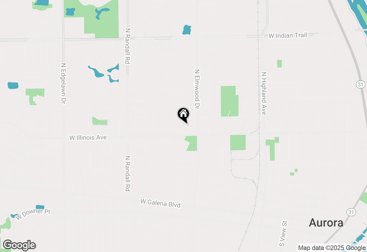 Map of 727 N Fordham Avenue, Aurora, IL 60506