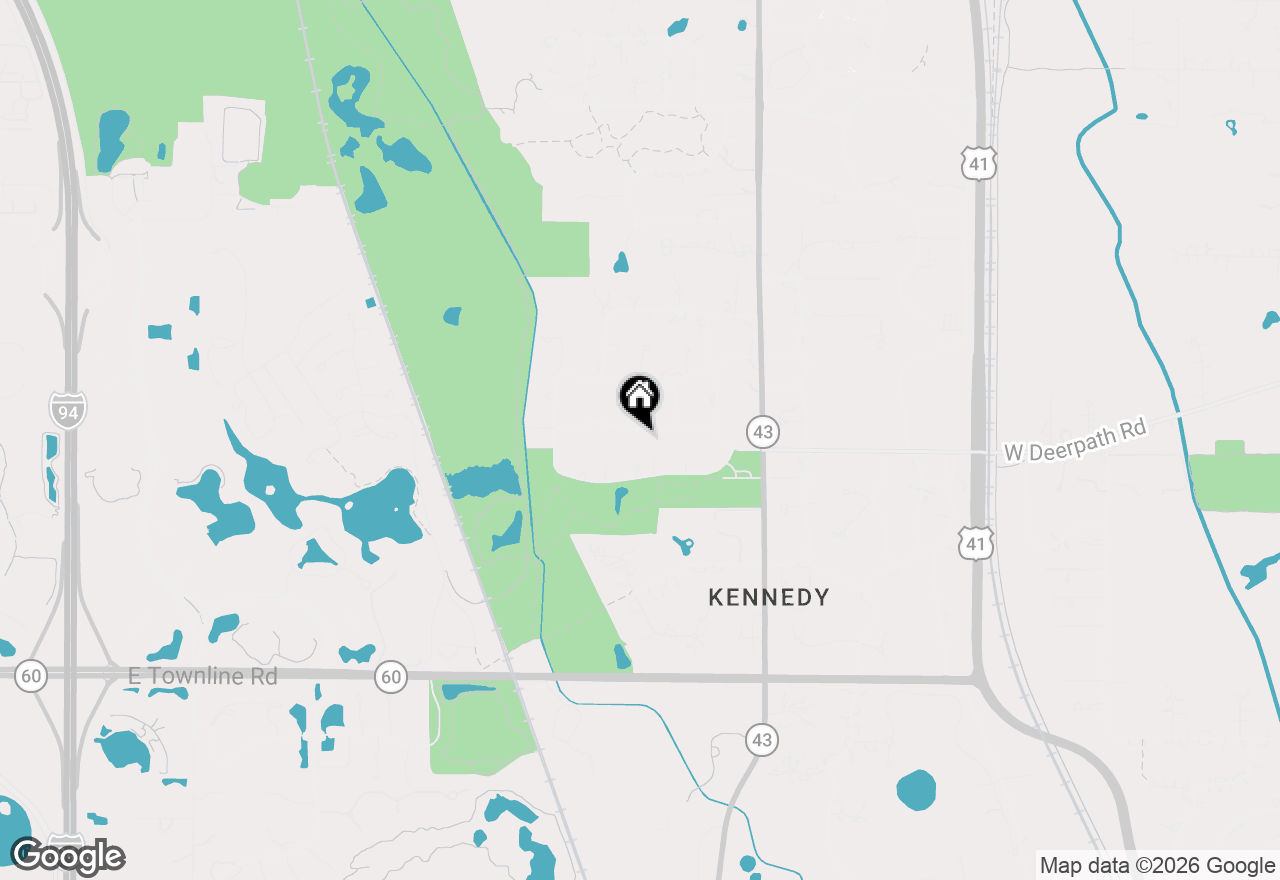 Map of 1225 W Deerpath Road, Lake Forest, IL 60045