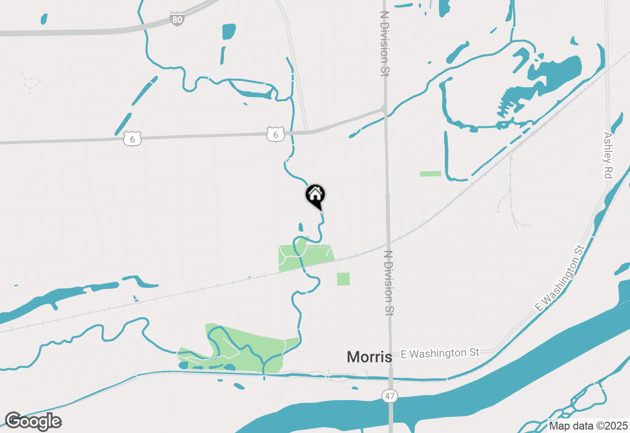 Map of 427 Johnson Avenue, Morris, IL 60450