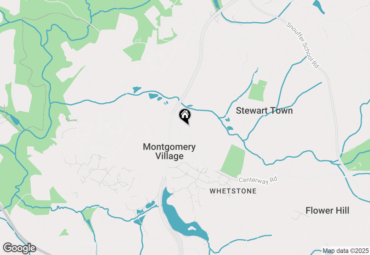 Map of 9611 Brassie Way, Montgomery Village, MD 20886
