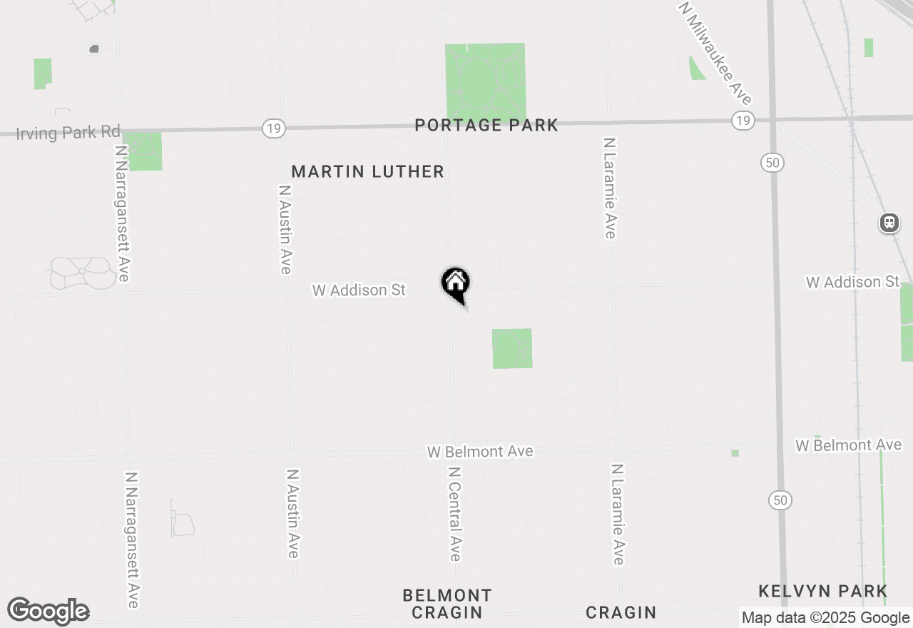 Map of 3519 N Central Avenue #3B, Chicago, IL 60634