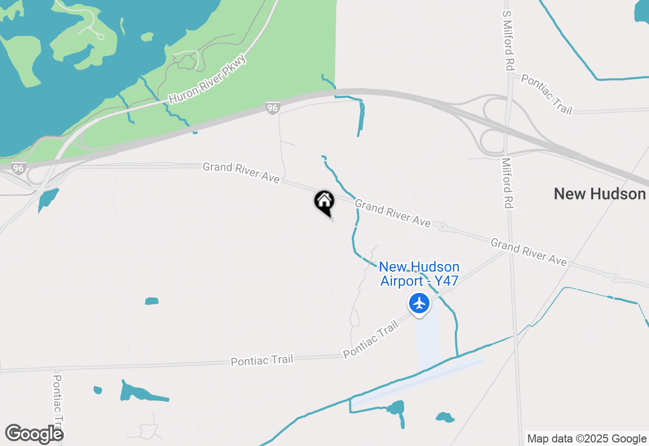 Map of 57829 Cider Mill Drive, New Hudson, MI 48165