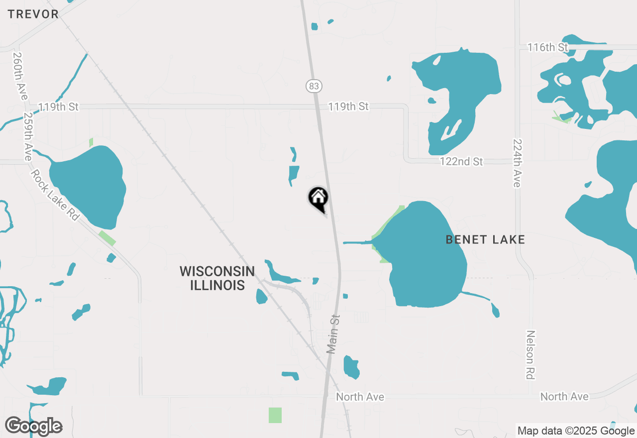 Map of 23809 125th St, Trevor, WI 53179
