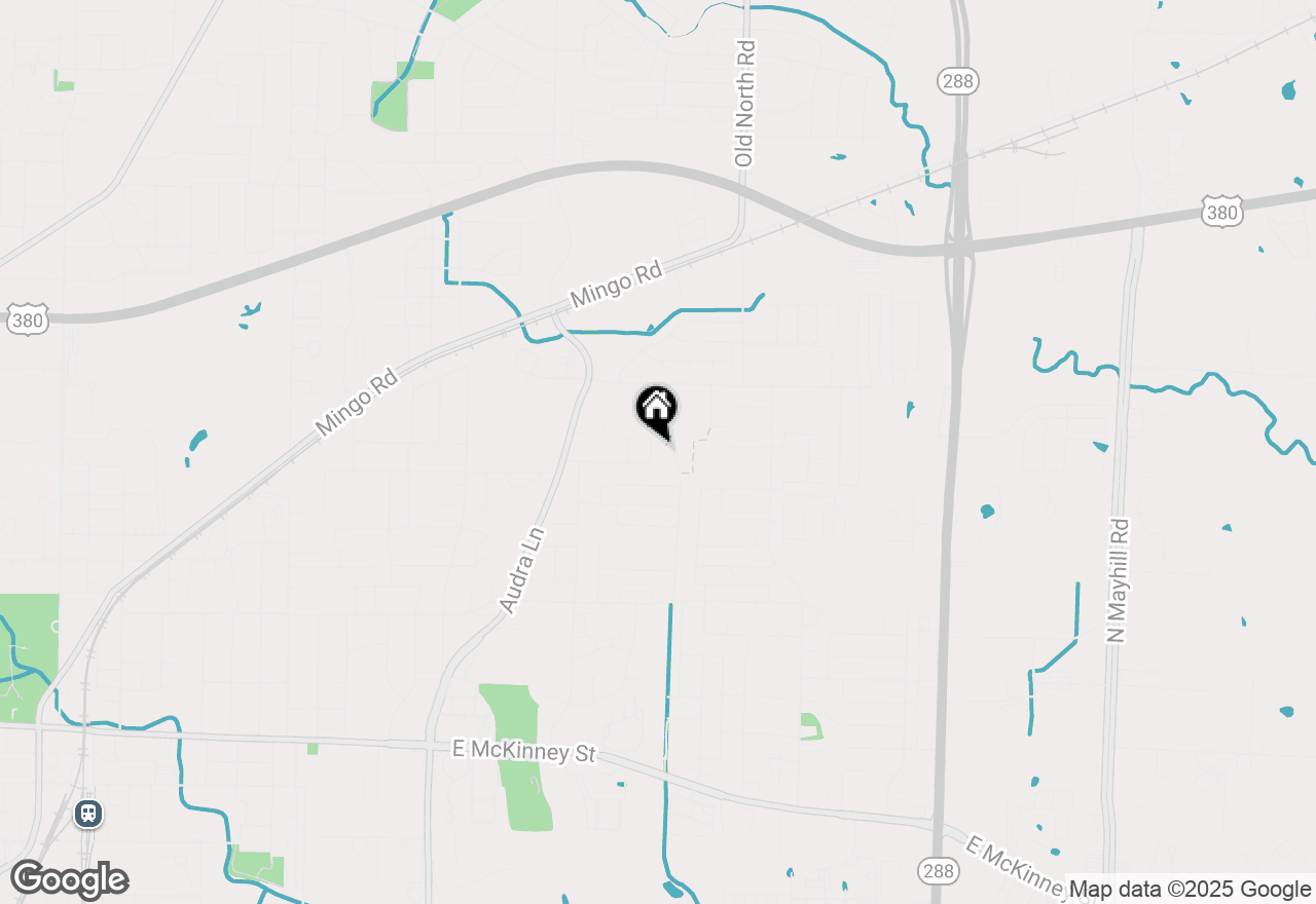 Map of 1312 Shady Hill Lane, Denton, TX 76209