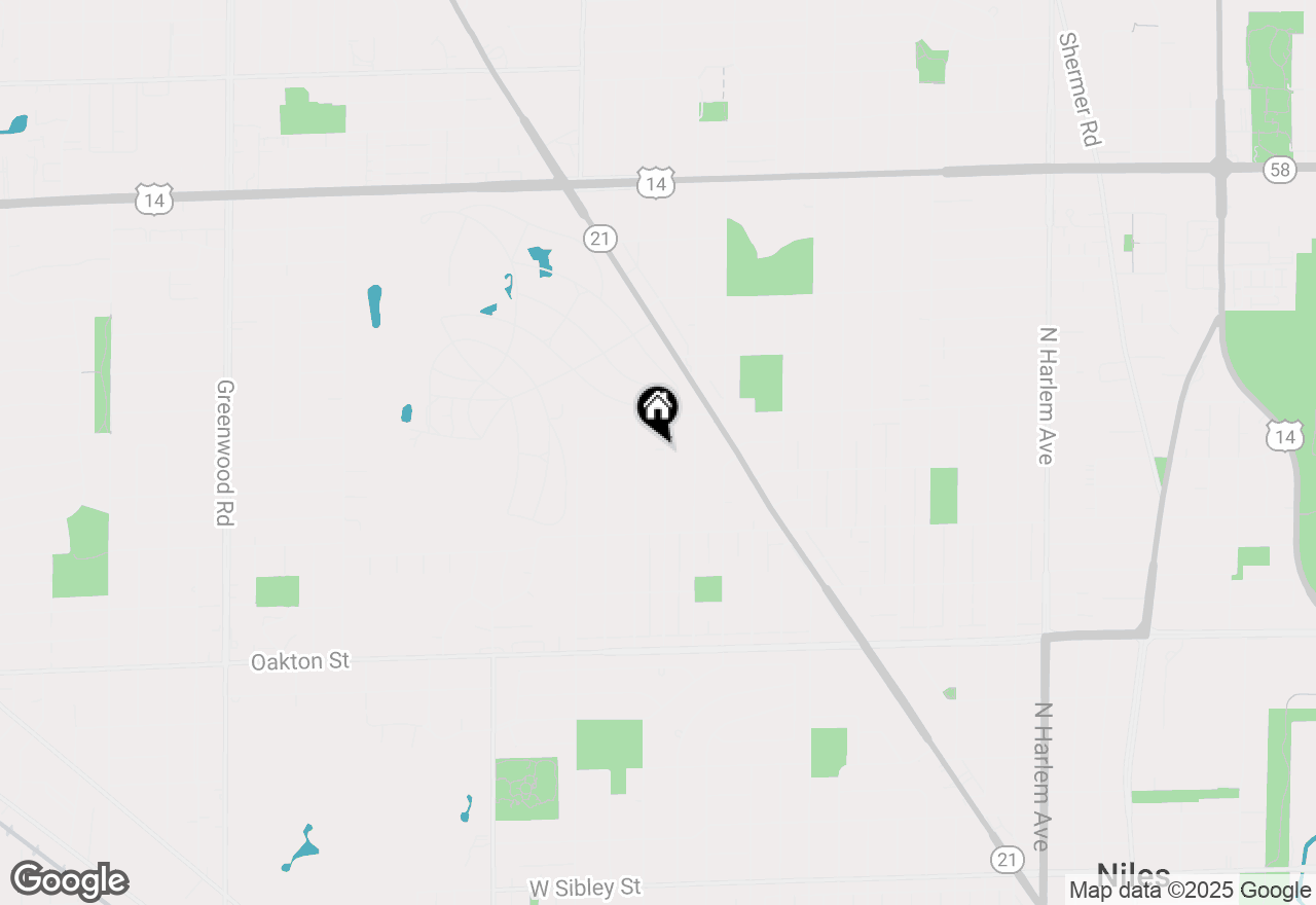 Map of 8286 N Merrill Street, Niles, IL 60714