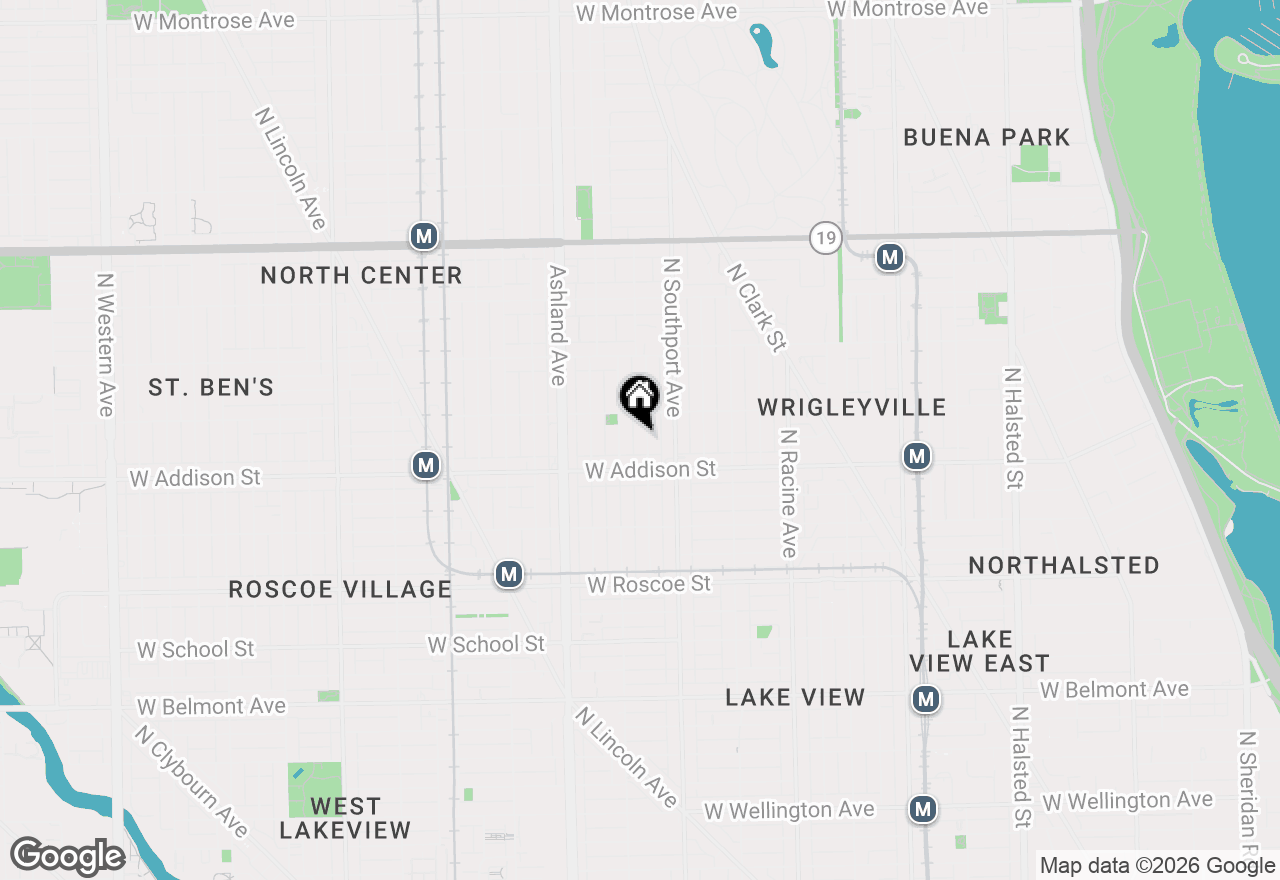 Map of 3630 N Janssen Street, Chicago, IL 60613