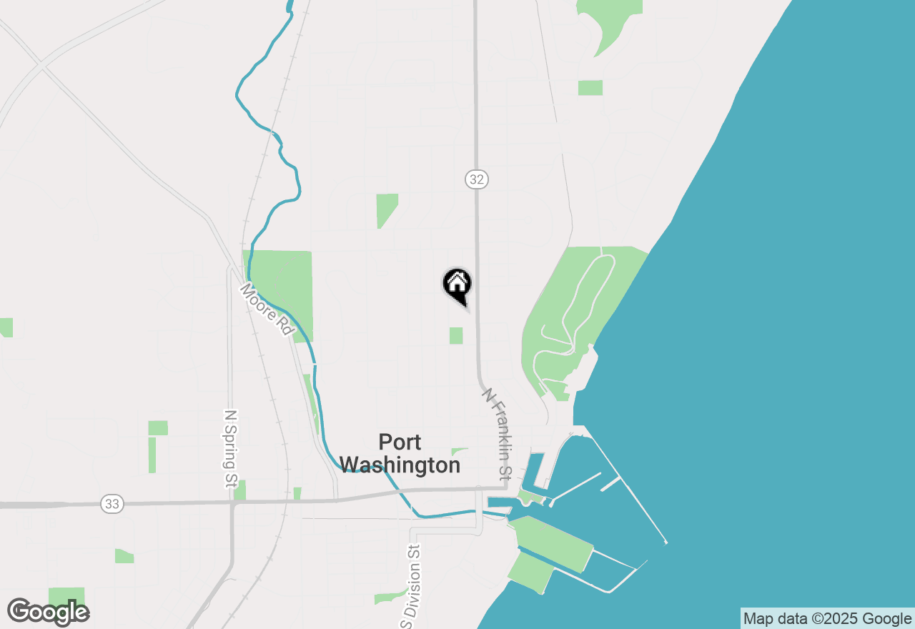 Map of 642 N Milwaukee St, Port Washington, WI 53074