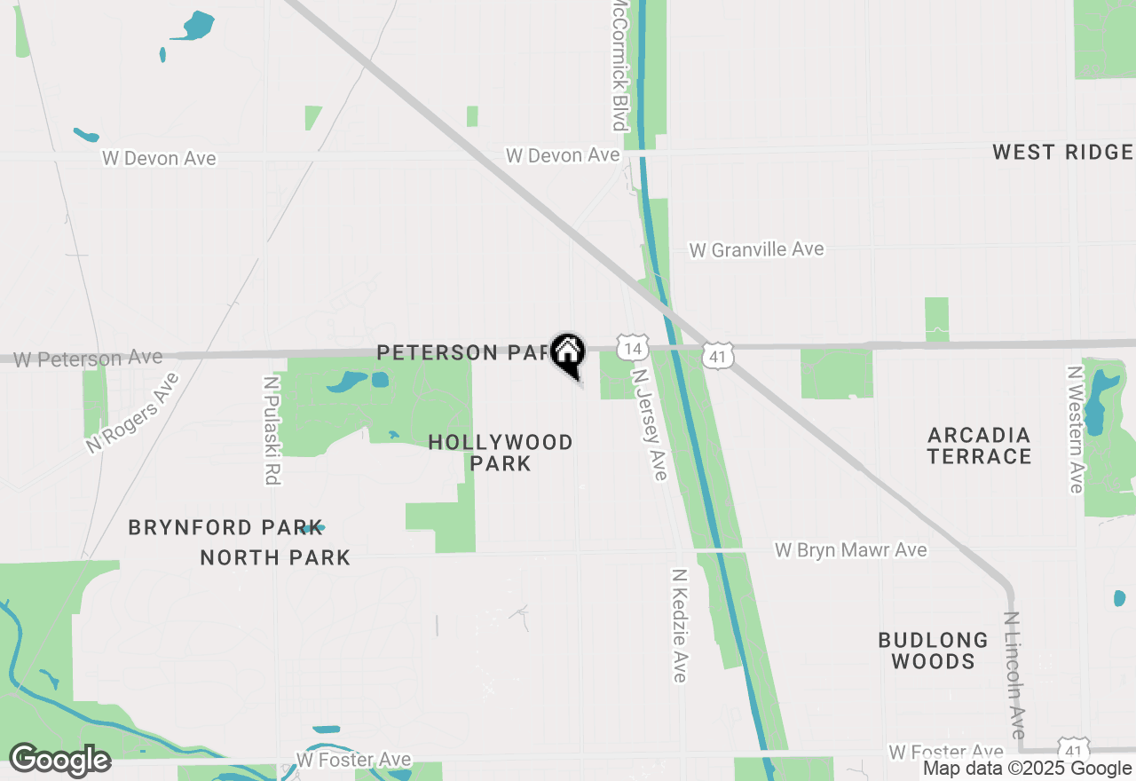 Map of 5910 N Kimball Avenue, Chicago, IL 60659