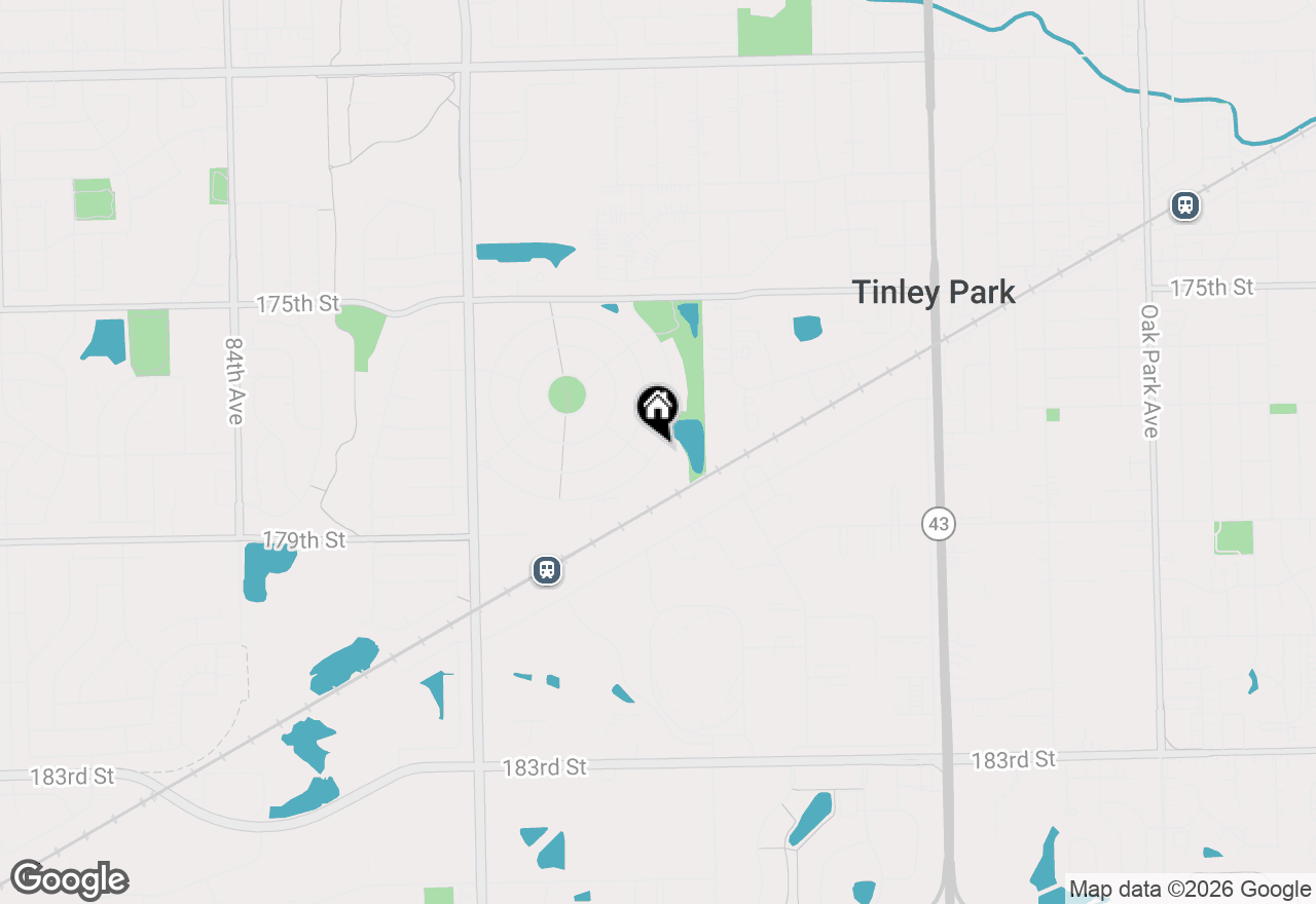 Map of 7759 Bristol Park Drive #2SE, Tinley Park, IL 60477