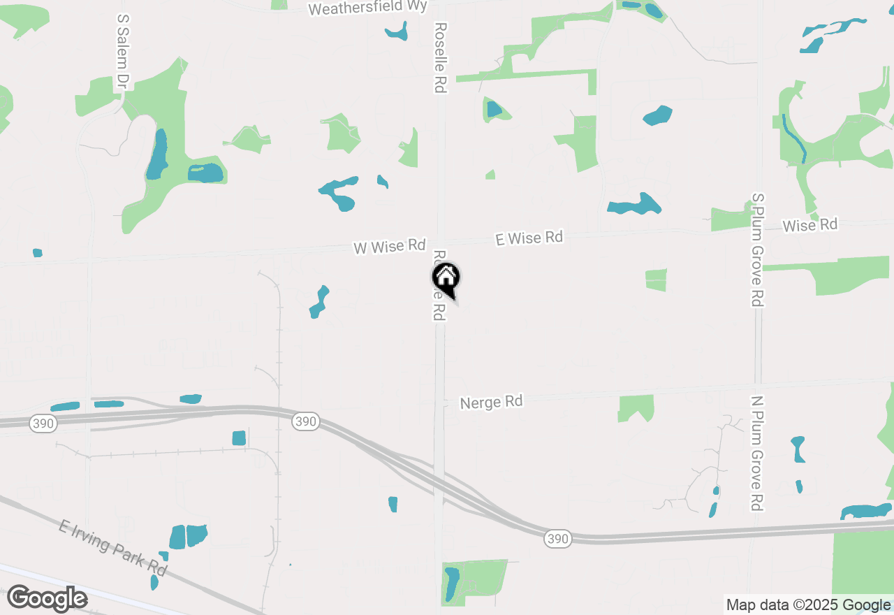 Map of 1323 S Roselle Road, Schaumburg, IL 60193