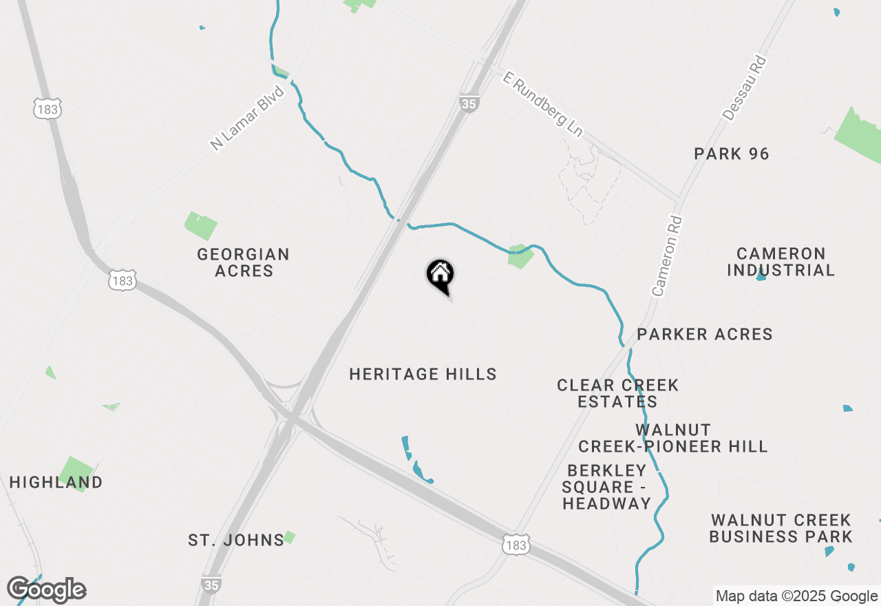 Map of 8405 Loralinda Dr, Austin, TX 78753