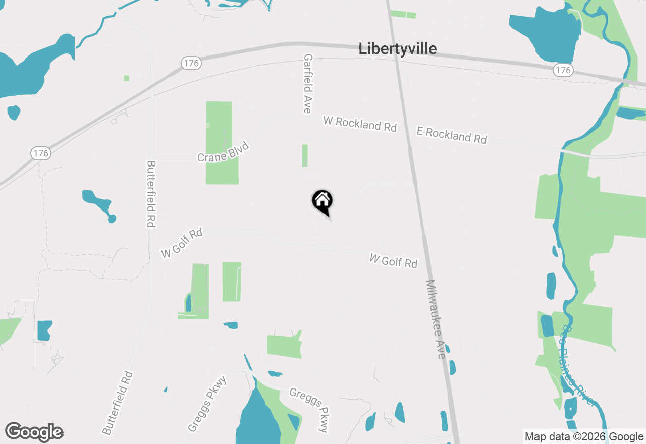 Map of 735 Garfield Avenue #735, Libertyville, IL 60048