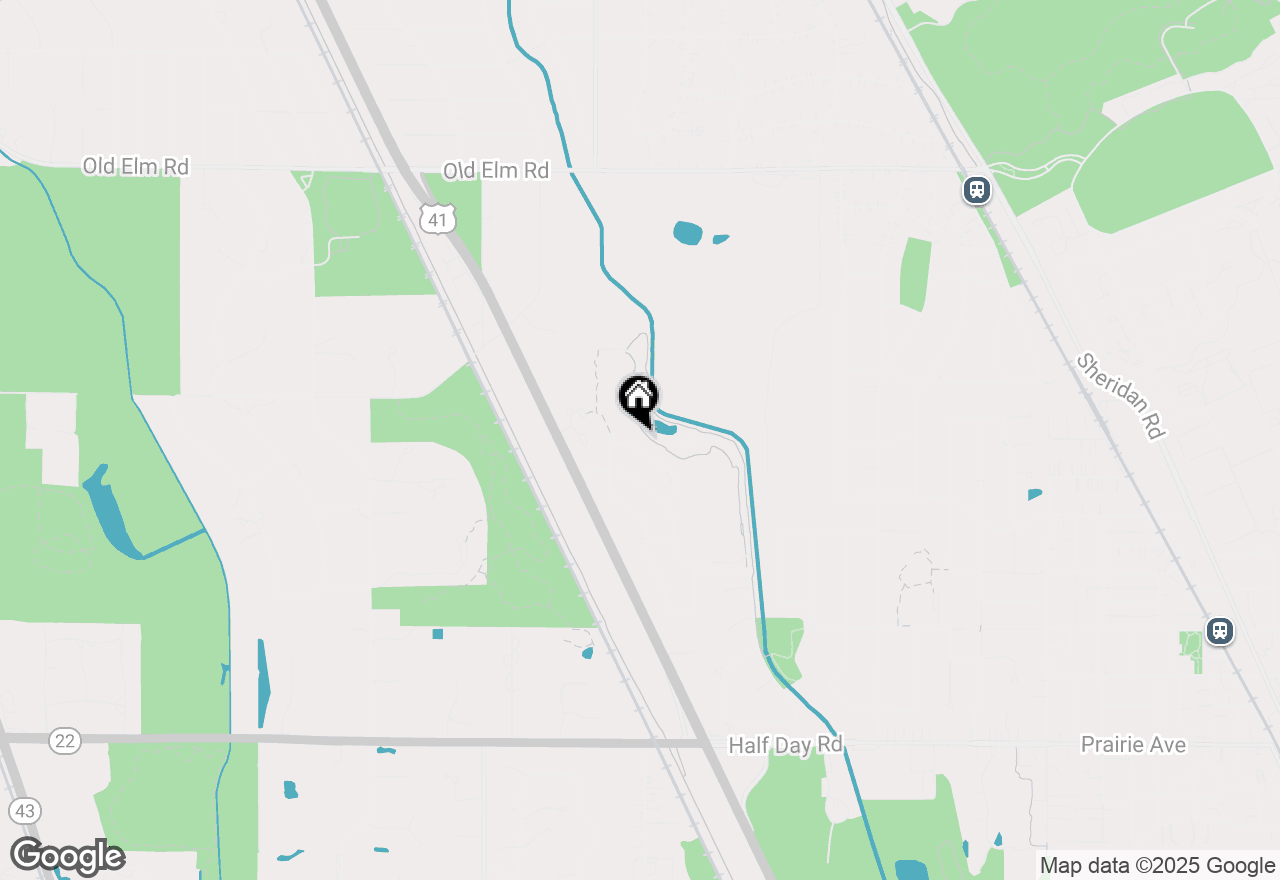 Map of 3117 Centennial Lane, Highland Park, IL 60035