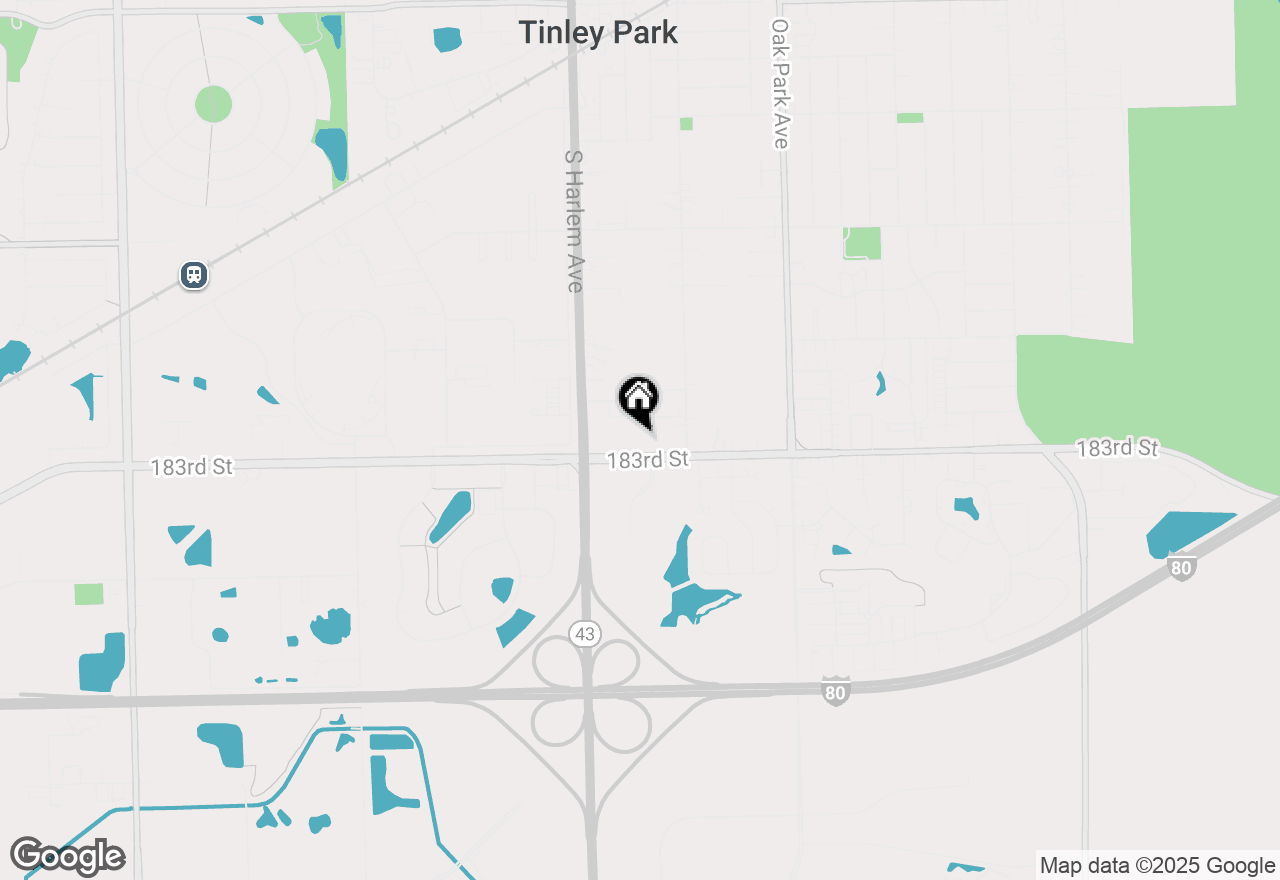 Map of 7050 W 183rd Street #204, Tinley Park, IL 60477