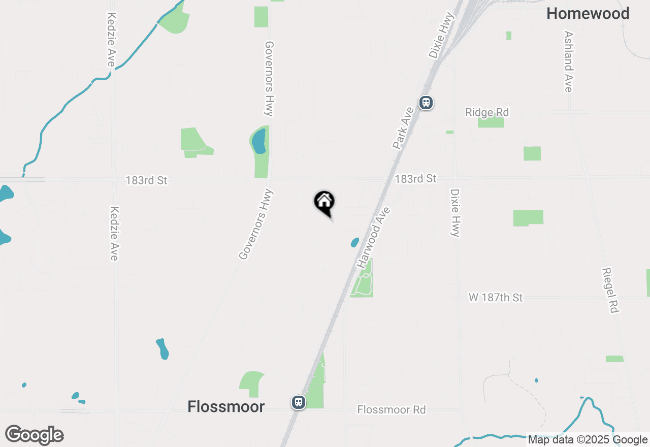 Map of 18434 Dundee Avenue, Homewood, IL 60430