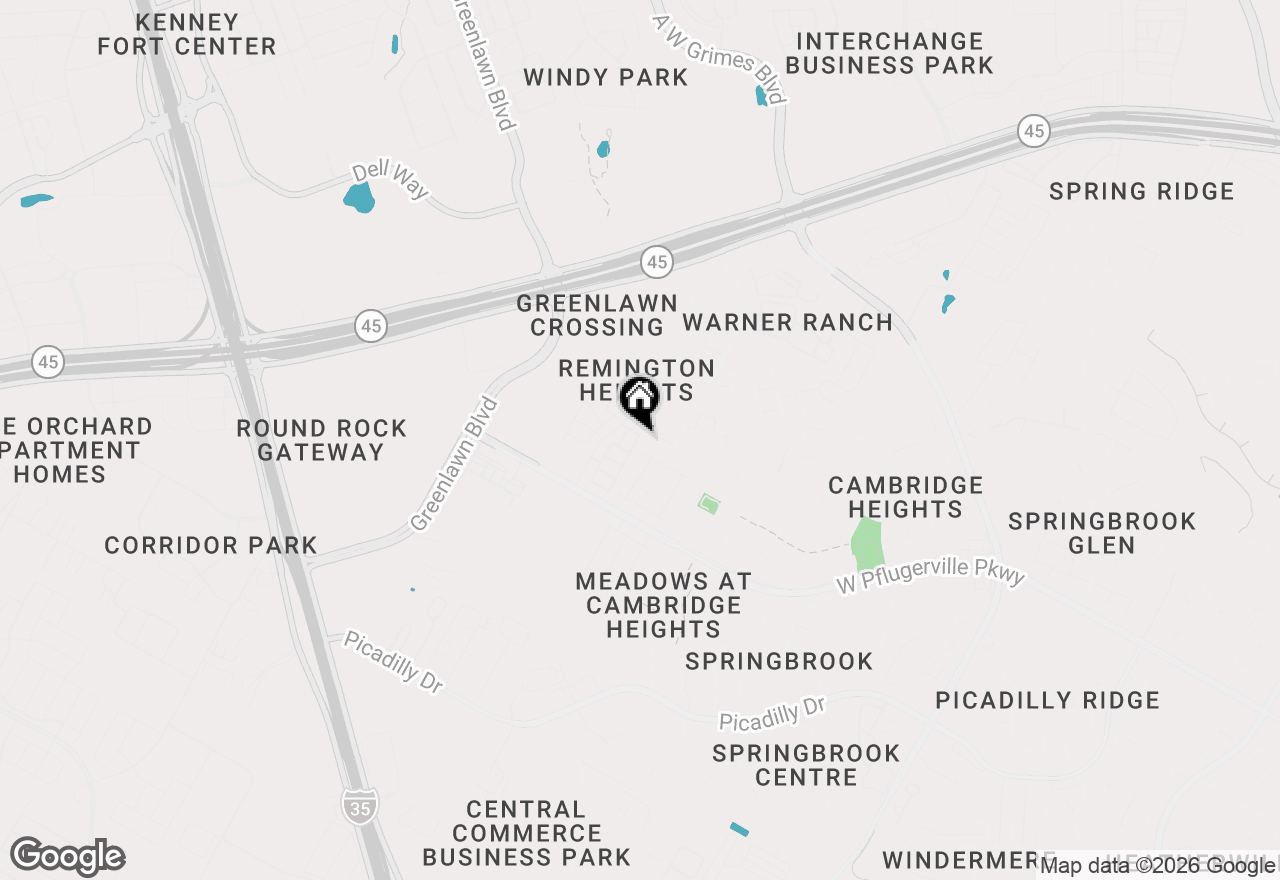 Map of 17511 Emperador Dr, Round Rock, TX 78664