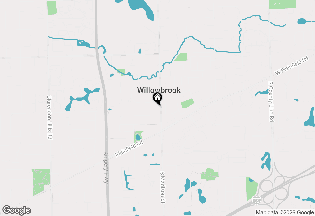 Map of 6730 S Madison Street, Willowbrook, IL 60527