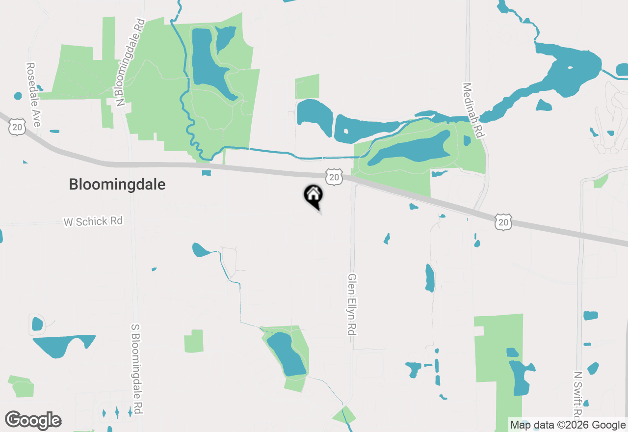 Map of 248 E Schick Road, Bloomingdale, IL 60108