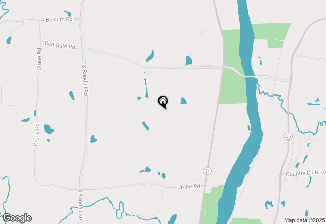 Map of 3401 Greenwood Lane, St. Charles, IL 60175