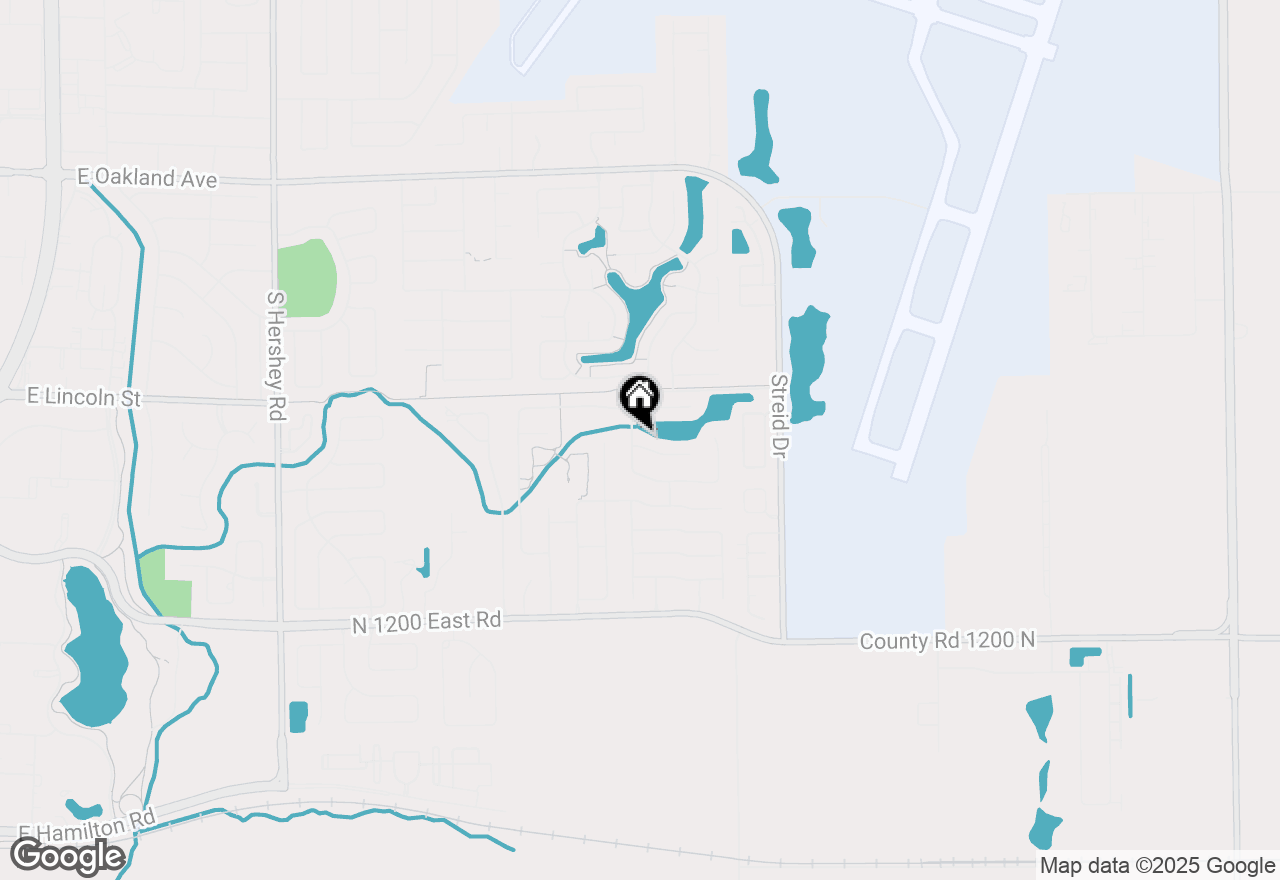 Map of 2 Treyburn Court, Bloomington, IL 61704