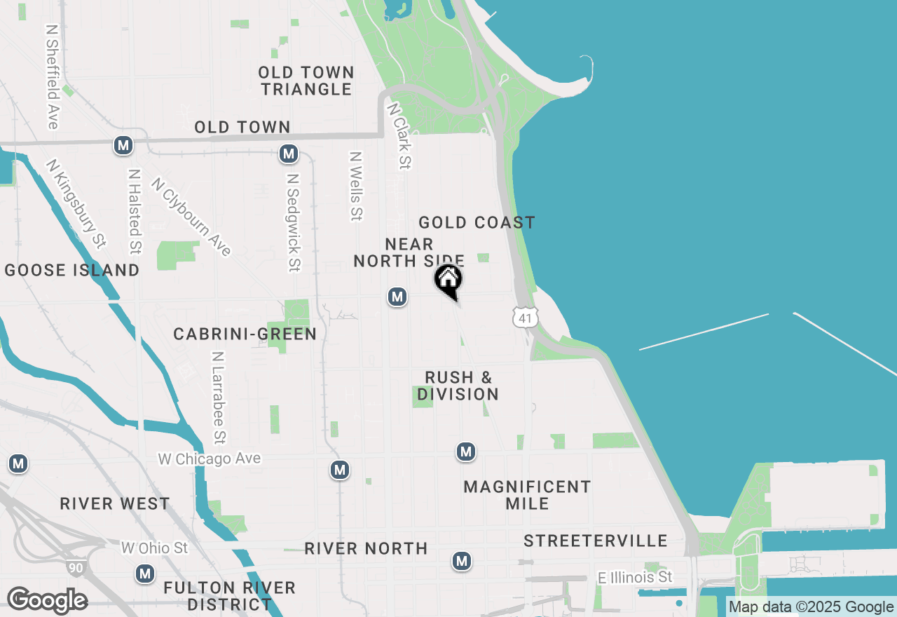 Map of 10 W Elm Street #905, Chicago, IL 60610