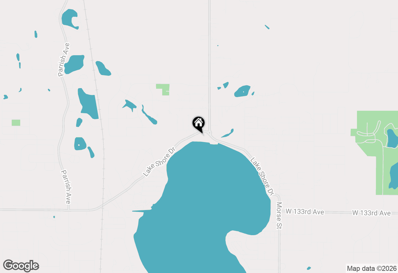 Map of 8127 Lake Shore Drive #1, Cedar Lake, IN 46303