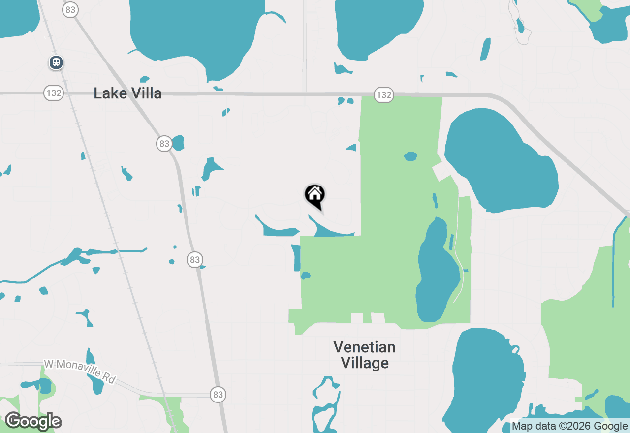 Map of 410 Middlebury Drive, Lake Villa, IL 60046