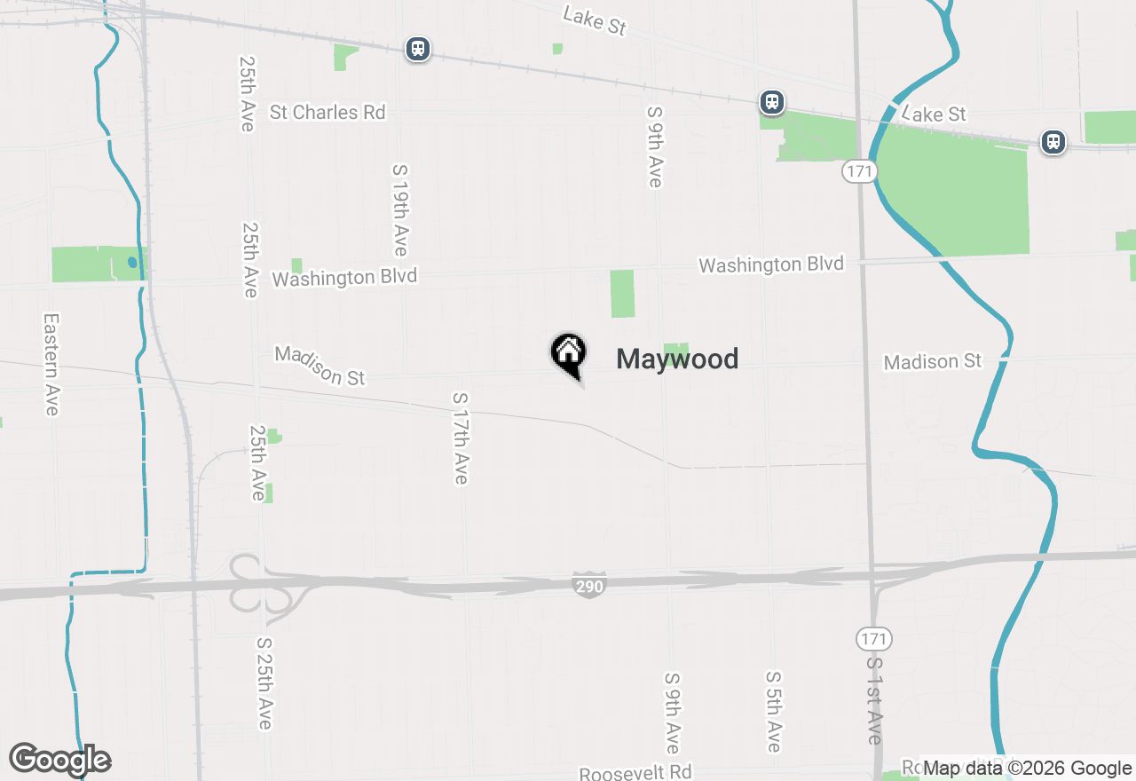 Map of 1011 S 13th Avenue, Maywood, IL 60153