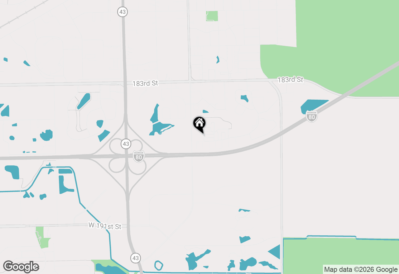 Map of 18614 W Point Drive, Tinley Park, IL 60477