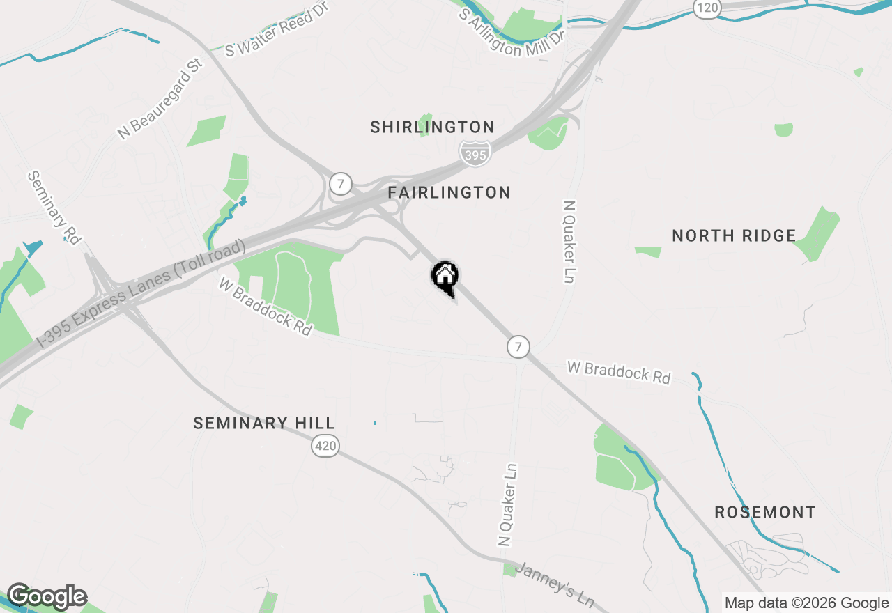 Map of 3724 Ingalls Avenue, Alexandria, VA 22302