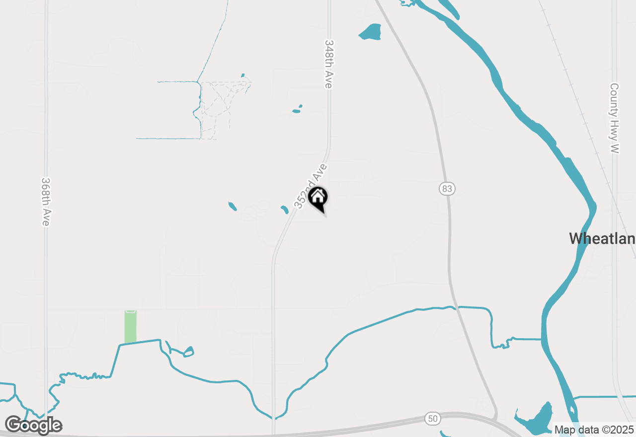 Map of 34830 47th Street, Burlington, WI 53105