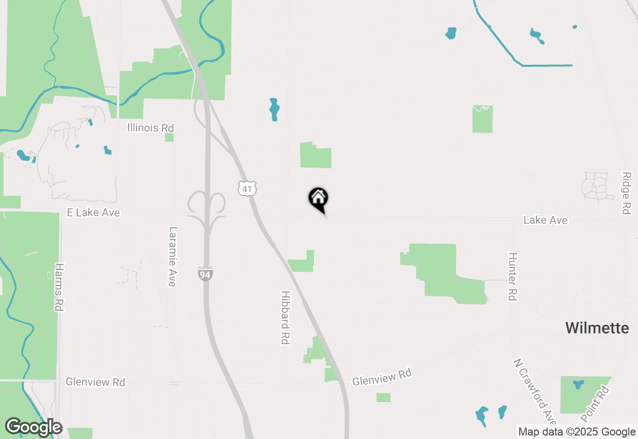 Map of 843 Chilton Lane, Wilmette, IL 60091