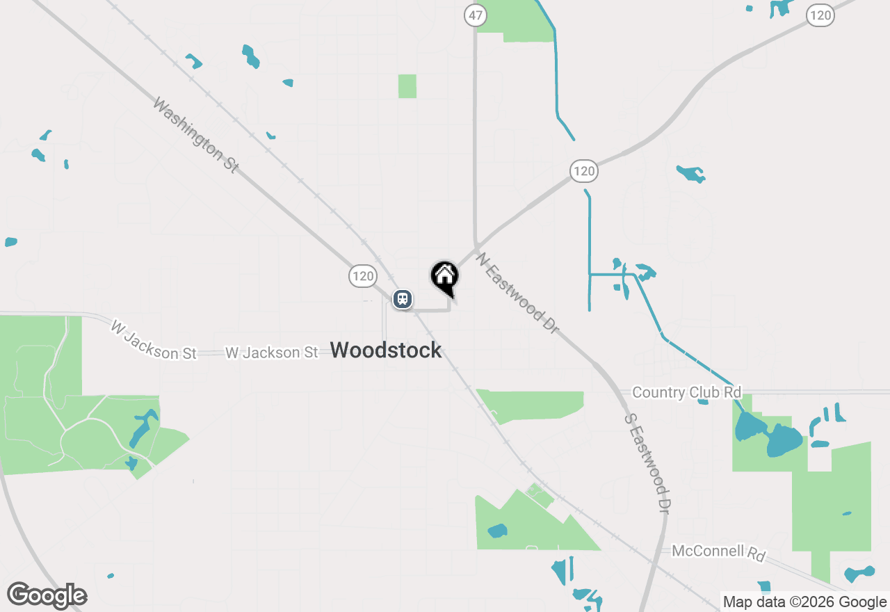 Map of 301 N Madison Street #3E, Woodstock, IL 60098