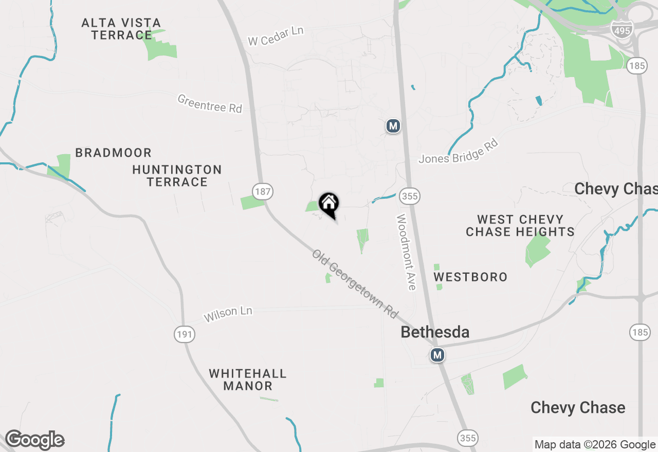 Map of 8315 N Brook Lane #2-902, Bethesda, MD 20814