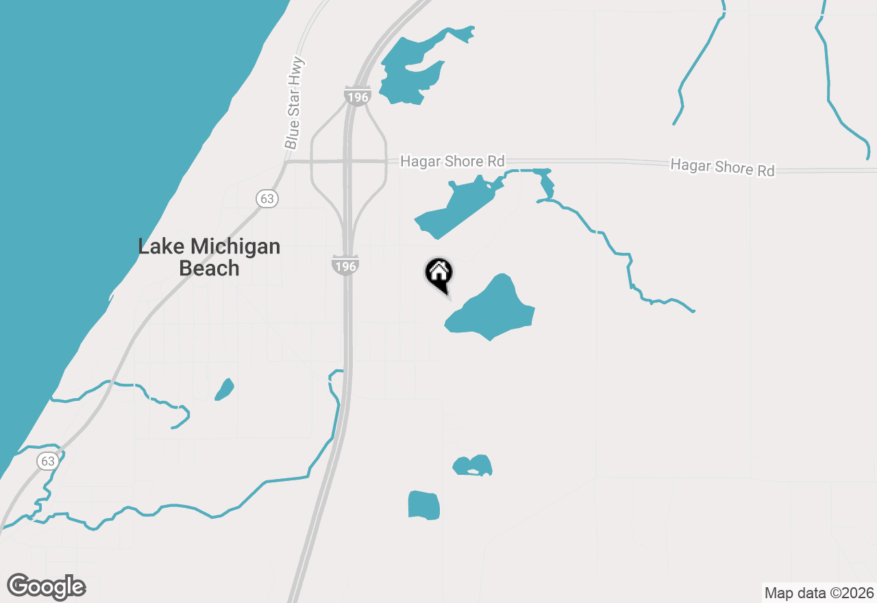 Map of 6211 Lakewood Pointe Drive, Coloma, MI 49038