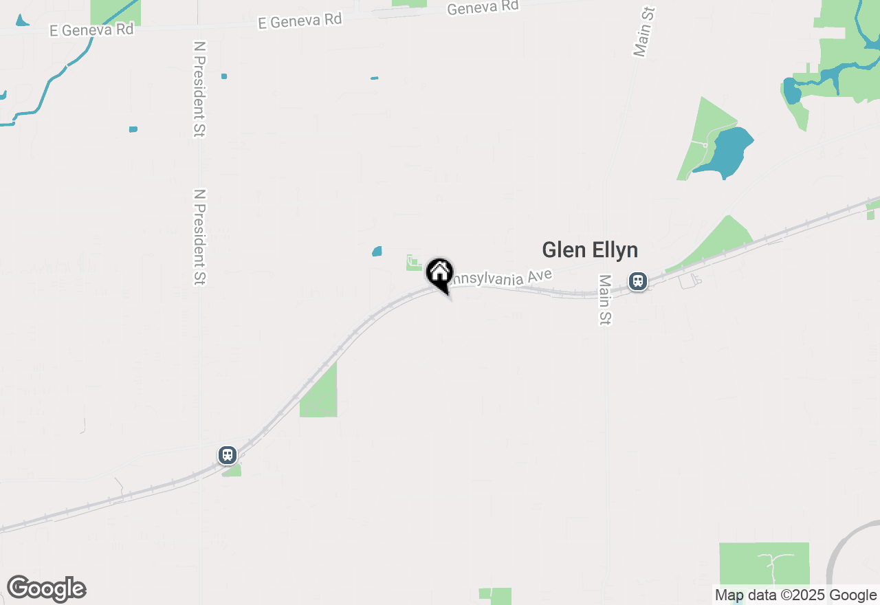 Map of 310 Duane #3, Glen Ellyn, IL 60137