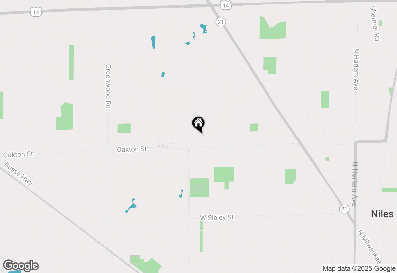 Map of 8054 W Prospect Court, Niles, IL 60714