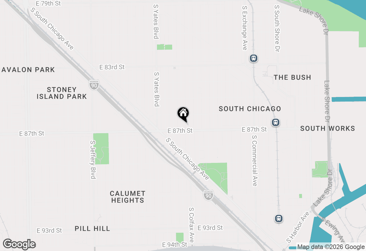 Map of 8641 S Kingston Avenue, Chicago, IL 60617