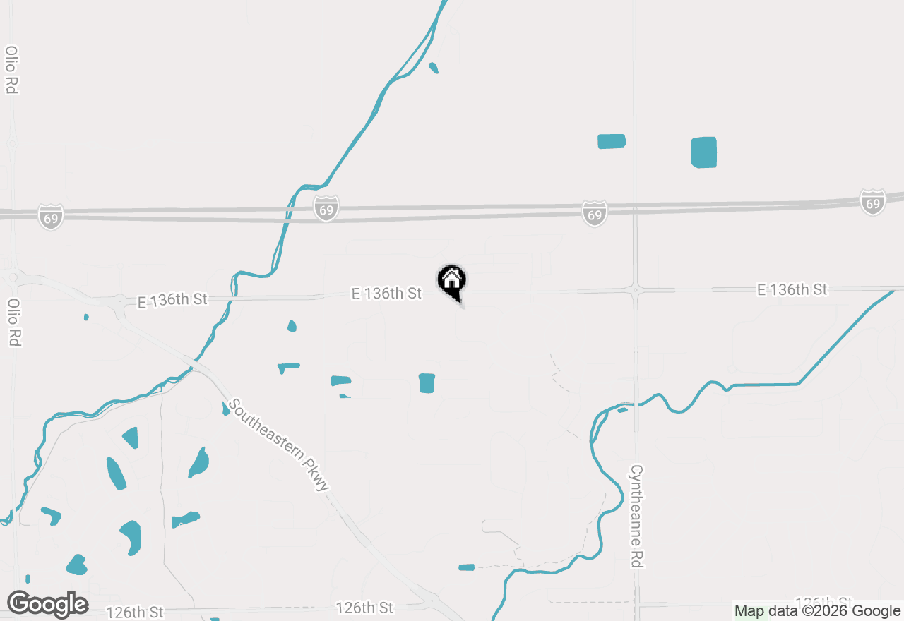Map of 13514 Lamb Drive, Fishers, IN 46037