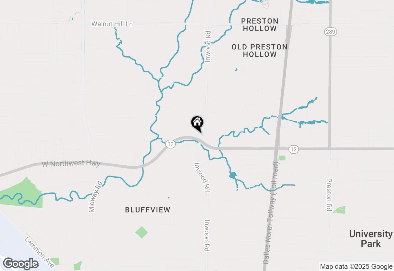 Map of 5130 Radbrook Place, Dallas, TX 75220