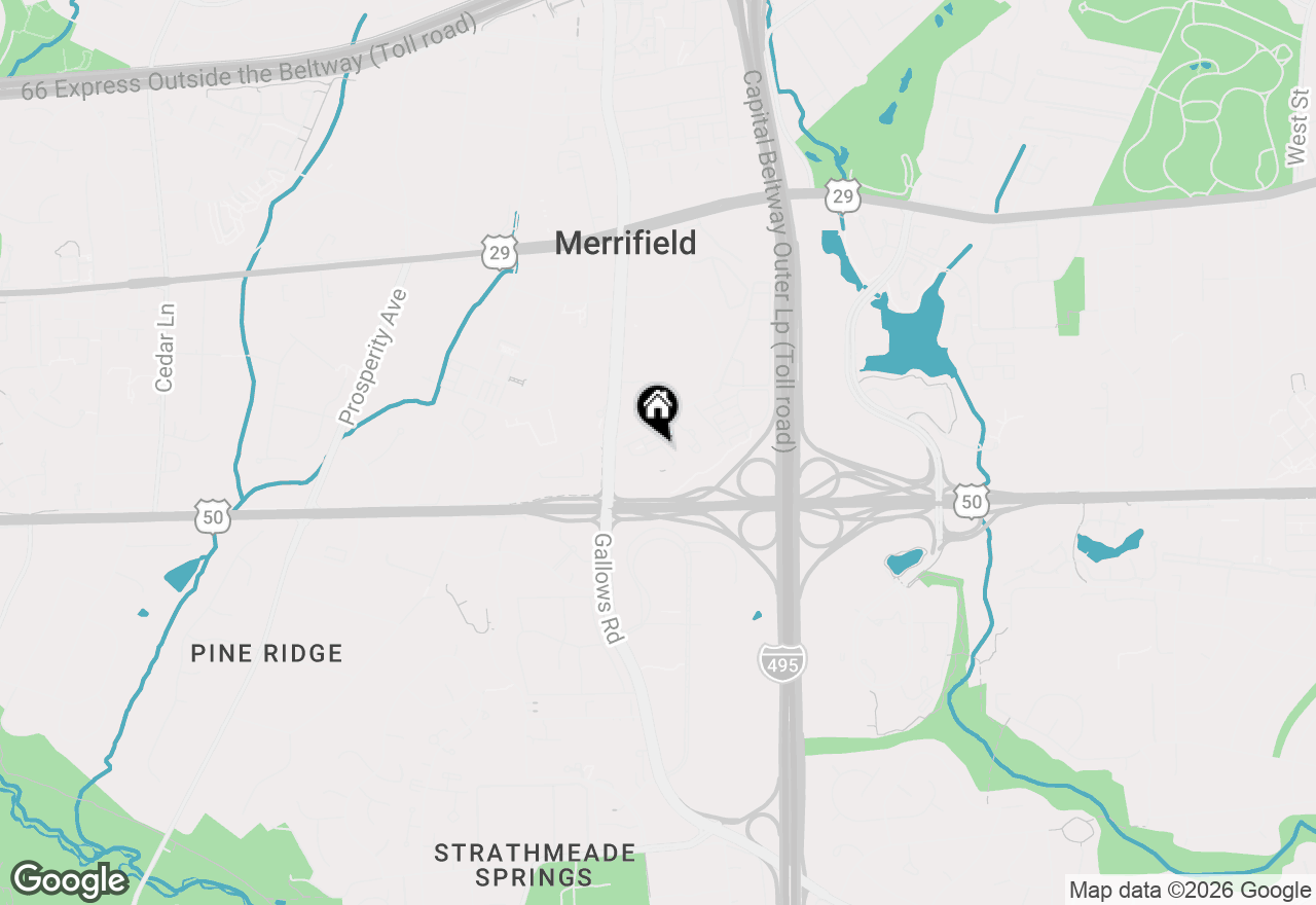 Map of 8143 Skelton Circle, Falls Church, VA 22042