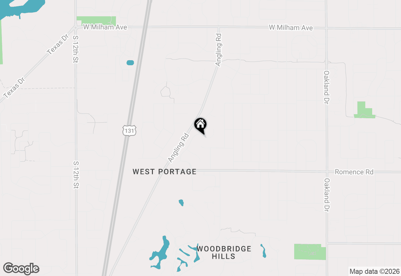 Map of 6719 Oleander Lane, Portage, MI 49024