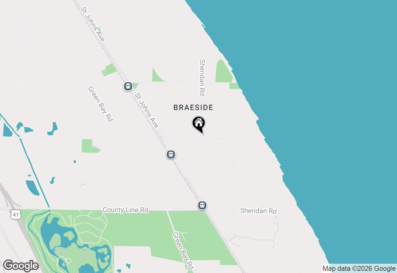 Map of 307 Lambert Tree Avenue, Highland Park, IL 60035