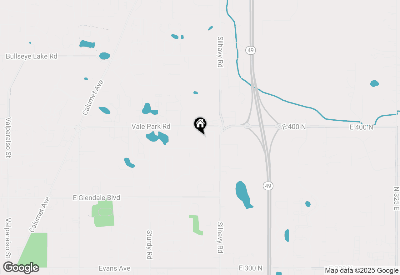 Map of 2504 N Blue Mound Drive, Valparaiso, IN 46383