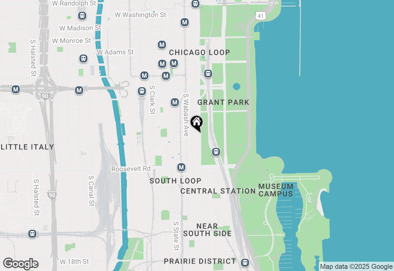 Map of 888 S Michigan Avenue #601, Chicago, IL 60605