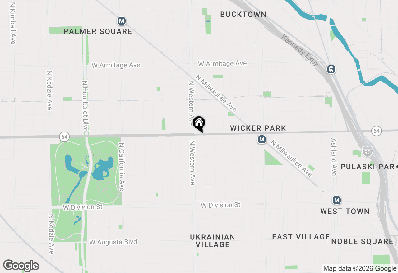 Map of 2339 W North Avenue, Chicago, IL 60647