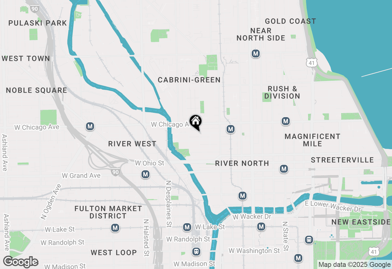 Map of 451 W Superior Street, Chicago, IL 60654