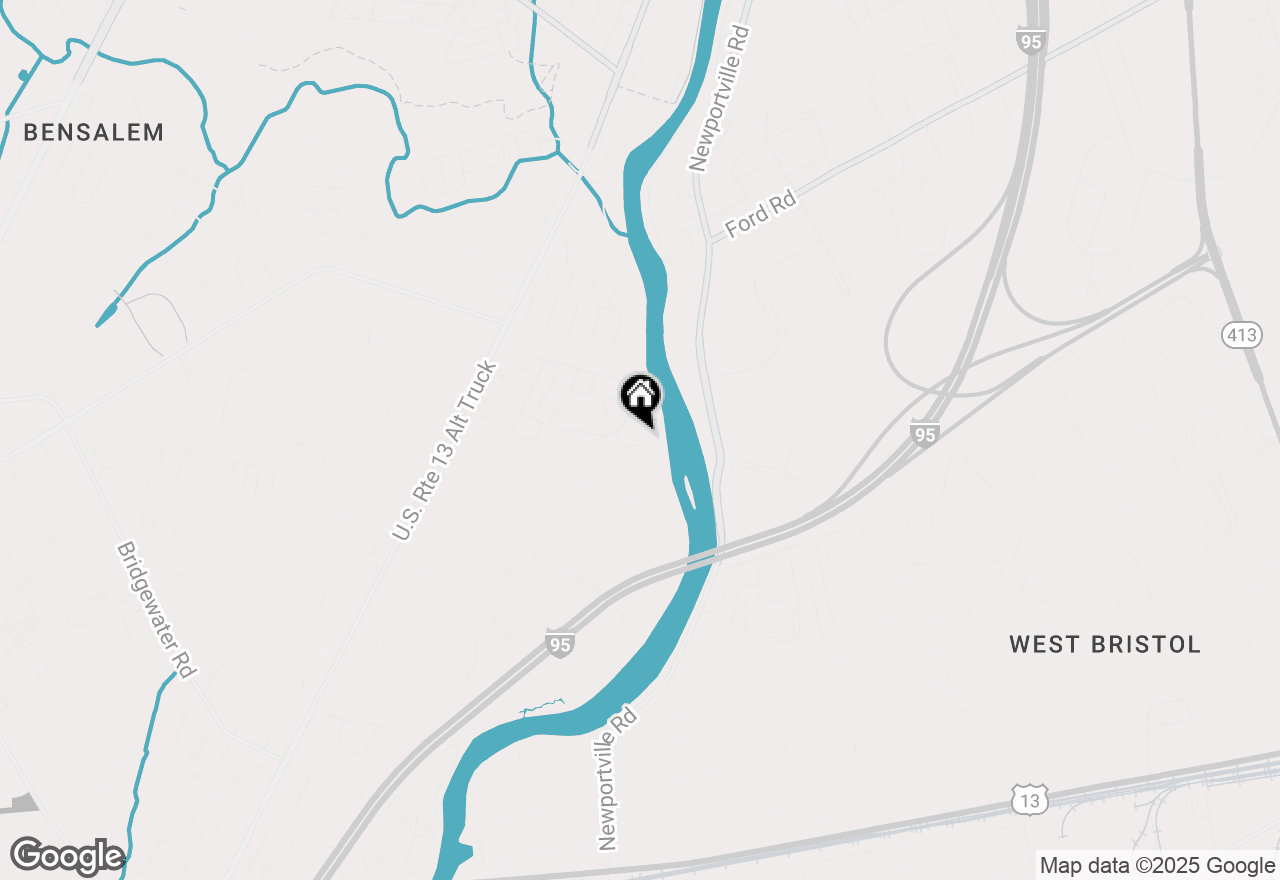 Map of 649 Yale Court, Bensalem, PA 19020