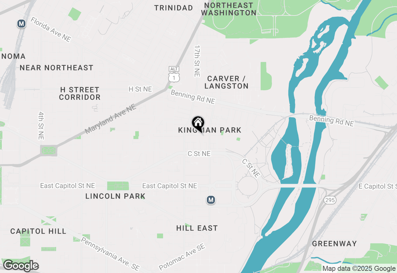 Map of 411 18th Street Ne, Washington, DC 20002
