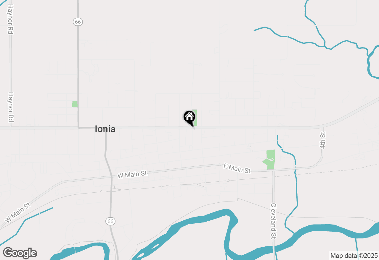 Map of 231 E Lincoln Avenue, Ionia, MI 48846